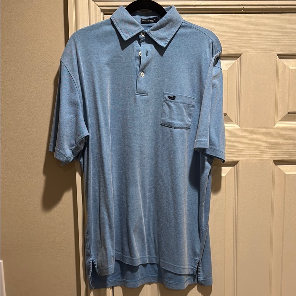 Southern Marsh Blue Polo Shirt Classic Design